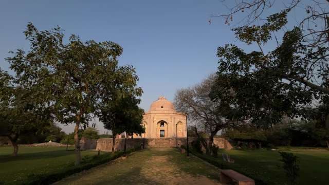 Lodhi Garden Tomb at Sunset in New Delhi