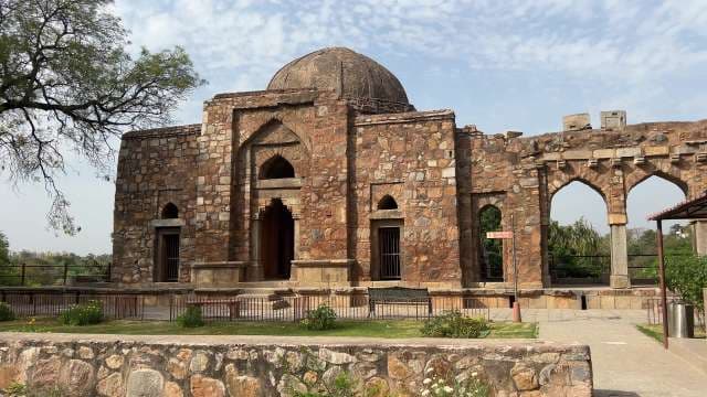 Historic Stone Tomb in Lodhi Gardens, New Delhi