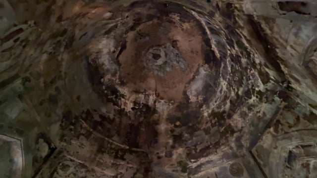 Ancient Ceiling Fresco in Lodhi Garden