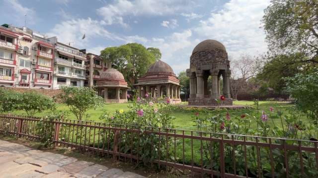 Exploring Lodhi Gardens: Historic Tombs Amidst Urban Delhi
