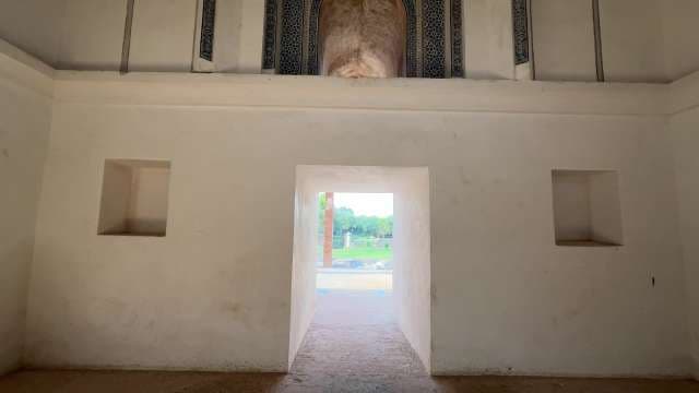 Inside View of Historical Fort Entrance and Corridor