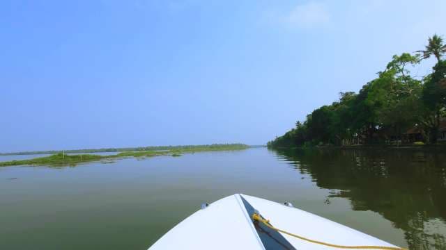 Scenic Boat Ride Through Kerala Backwaters