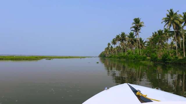 Scenic Boat Ride Through Kerala Backwaters