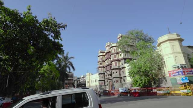 Historic Rajwada Palace in Indore on a Bright Day