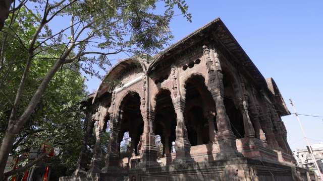 Majestic Ancient Hindu Temple with Ornate Stone Architecture