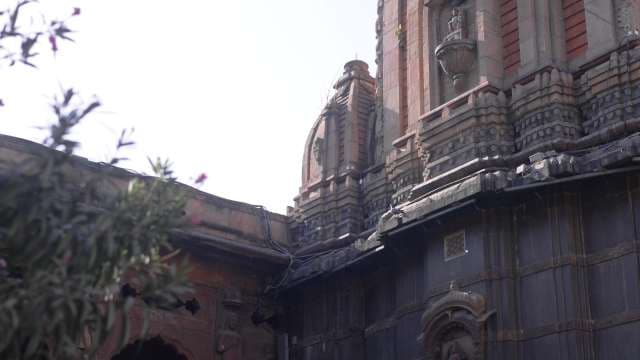 Ancient Temple Architecture in Sunlight