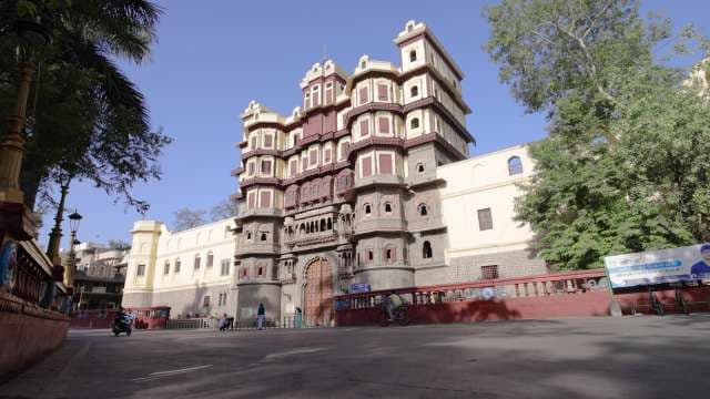 Stunning View of Rajwada Palace in Indore, India