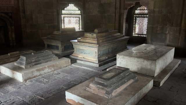 Ancient Tombs and Mausoleums Inside Historic Monument