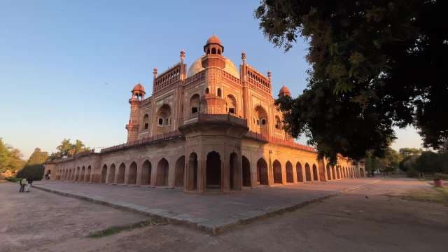 Exploring Safdarjung Tomb at Sunset in New Delhi