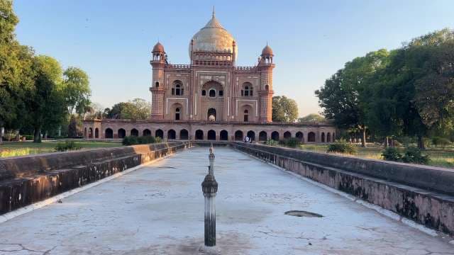 Majestic View of Safdarjung Tomb in Delhi at Sunset