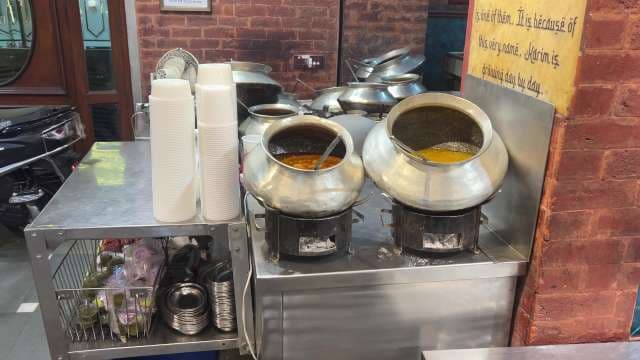 Authentic Indian Street Food Served Fresh in Traditional Pots