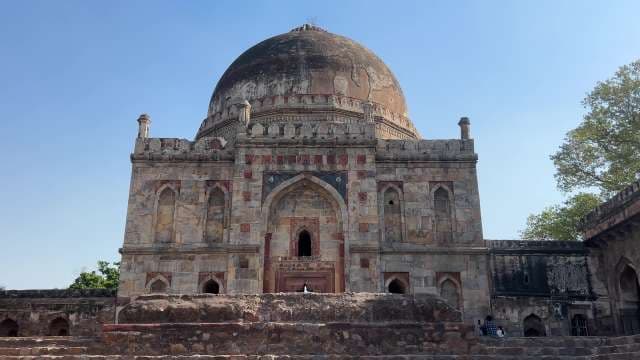Ancient Mughal Tomb in Delhi's Historic Lodhi Garden