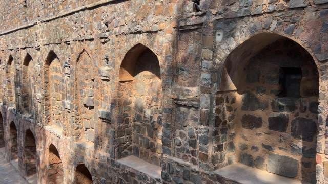 Majestic Stone Arches of Agrasen Ki Baoli in Delhi