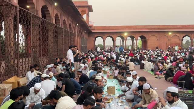 Ramadan Iftar Gathering at Historic Jama Masjid Delhi