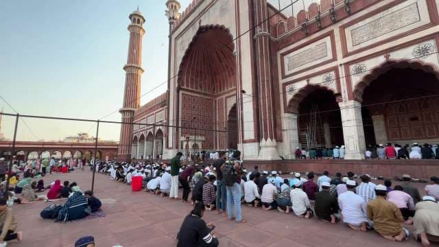 Congregational Prayers at Jama Masjid Delhi