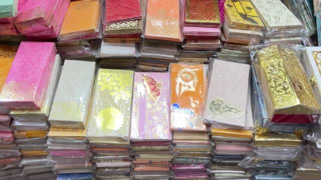 Colorful Decorative Envelopes for Festive Gifting and Invitations