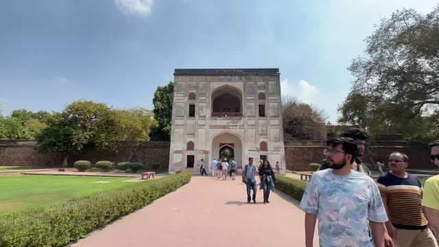 Exploring the Historic Gateway of Humayun's Tomb in Delhi