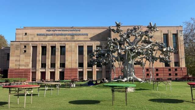 Sculpture Garden at National Gallery of Modern Art Delhi