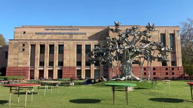 Metal Tree Sculpture at National Gallery of Modern Art Delhi