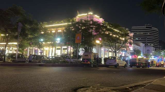 Vibrant Nightlife at Delhi's Iconic Connaught Place