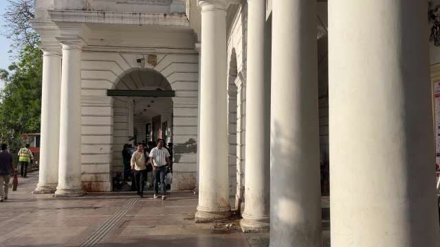 Iconic Connaught Place Colonial Architecture in New Delhi