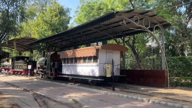 Historic Steam Locomotives Displayed at National Rail Museum Delhi