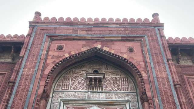 Majestic Red Sandstone Gateway of Qutub Minar Complex