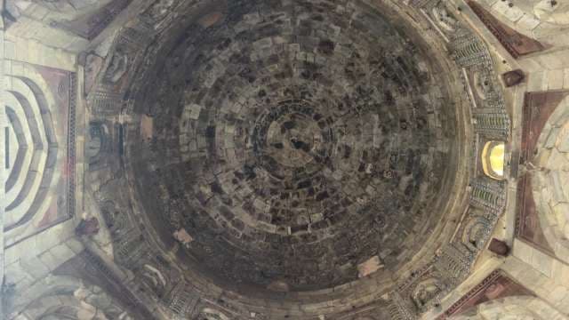 Ancient Dome Architecture Inside Qutb Minar Complex