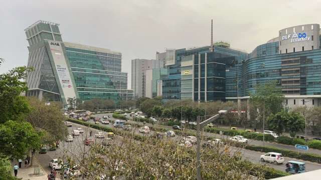 Modern Skyline of DLF Cyber City in Gurugram