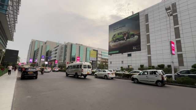 Urban Traffic at Cyber City Gurgaon Modern Business District