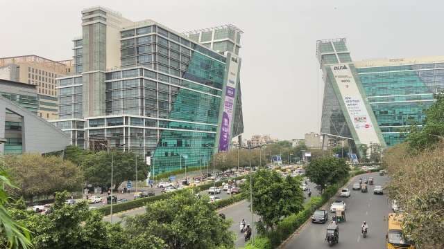 Modern Architecture and Business Life in DLF Cyber City Gurgaon