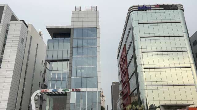 Modern Office Buildings in Urban Business District