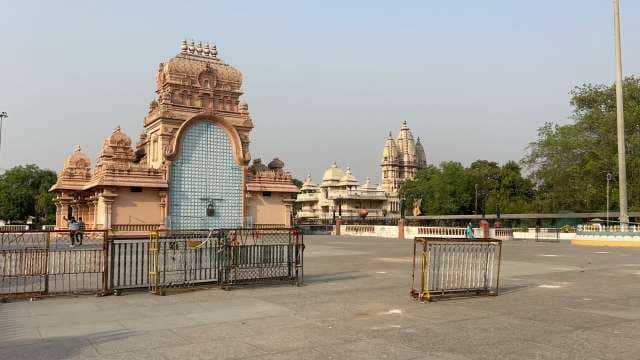 Majestic Hindu Temple Entrance With Ornate Gopuram Design