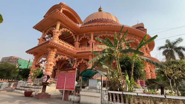 Stunning Hindu Temple With Traditional Indian Architecture