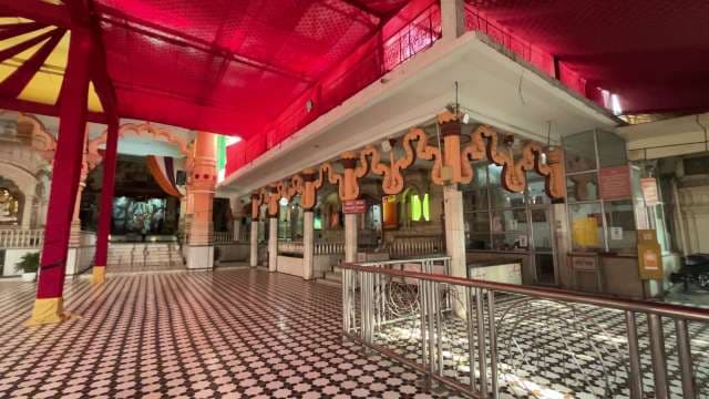 Inside a Vibrant Hindu Temple With Decorative Architecture