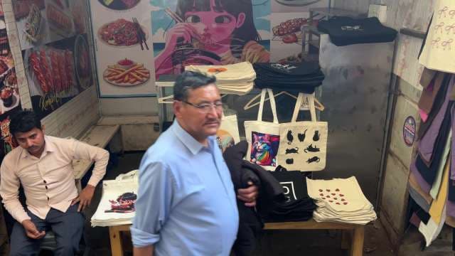 Street Market Tote Bags And Anime Art Corner