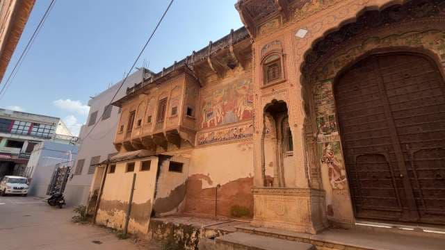 Exploring Shekhawati's Ornate Painted Haveli in Rajasthan
