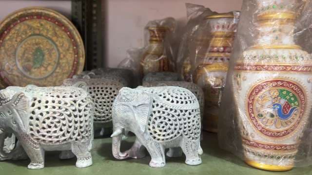 Handcrafted Marble Elephant Figurines and Decor from India