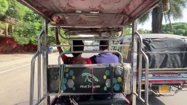 A Ride Through Indian Streets in an Auto Rickshaw