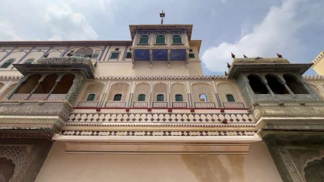 Intricate Architecture of Amer Fort Jaipur India