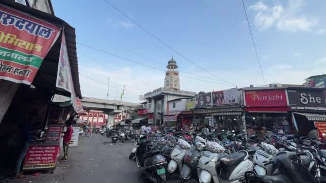 Bustling Day at Ghanta Ghar Market in Ajmer