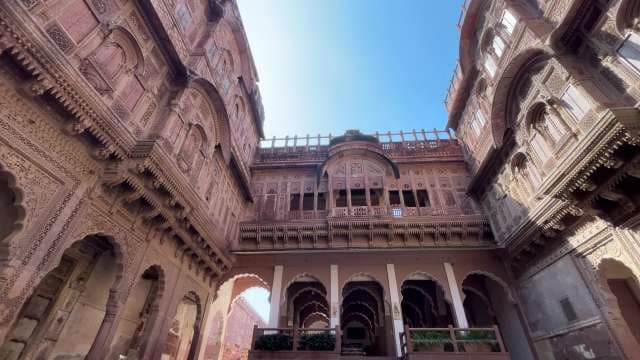 Stunning Architecture of Junagarh Fort Courtyard in Bikaner