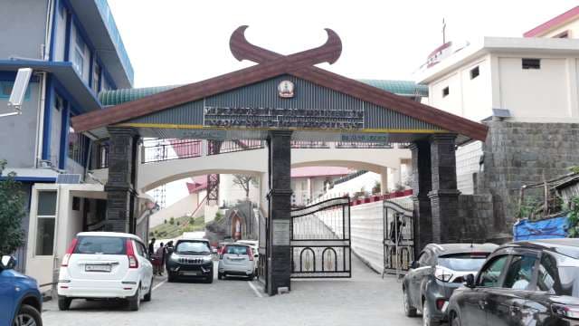 Entrance to Kohima Cathedral and Bishop's House in Nagaland