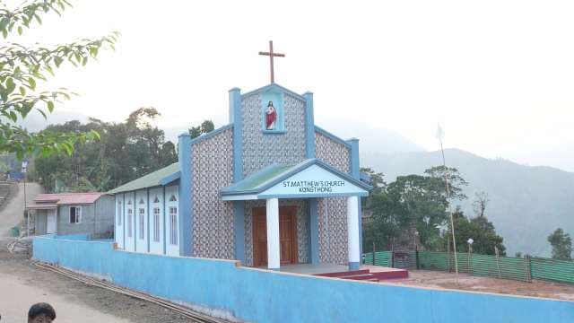 St. Matthew's Church Kongthong Amid Scenic Hills