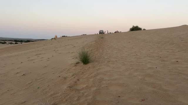 Sunset Adventure in the Thar Desert Sand Dunes
