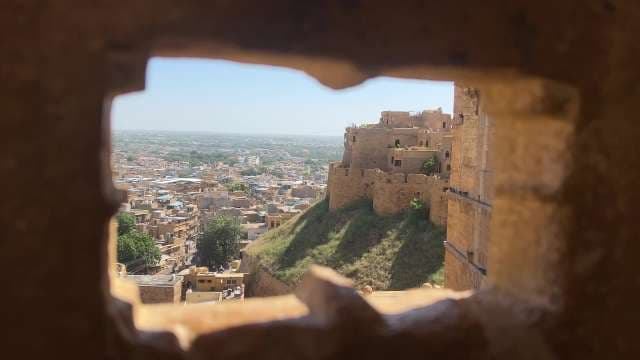 Stunning View of Jaisalmer Fort and Cityscape in Rajasthan