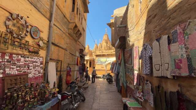 Exploring Jaisalmer Fort's Vibrant Jain Temple Corridor