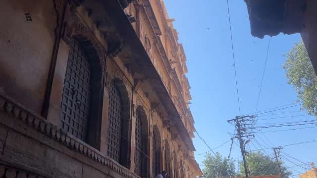 Traditional Rajasthani Architecture on Historic Jodhpur Street