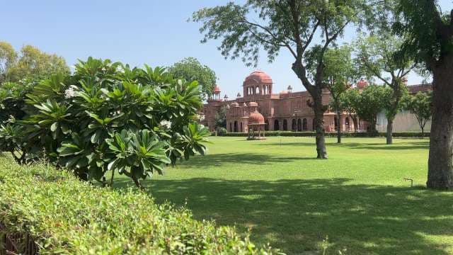 Stunning View of Lush Gardens at Lallgarh Palace Bikaner