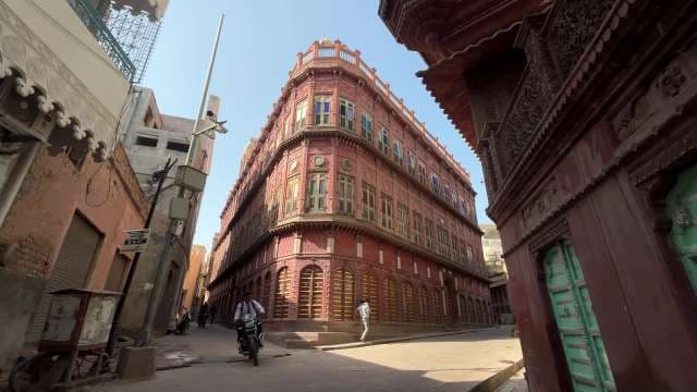 Historic Red Sandstone Haveli in Jodhpur Old City